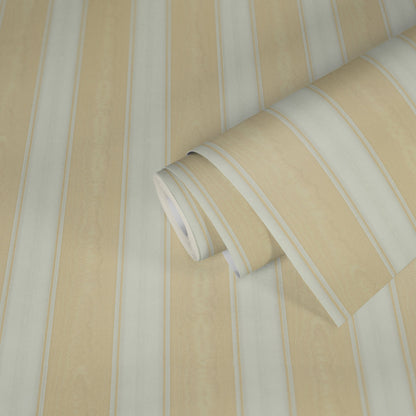 Concerto 3 Papiertapete Gelb Creme 10,05 m x 0,53 m