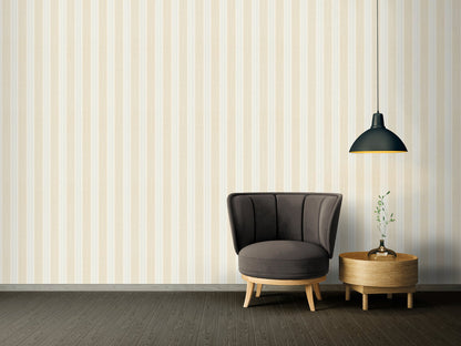 Concerto 3 Papiertapete Gelb Creme 10,05 m x 0,53 m