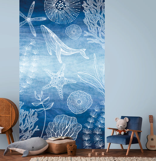 Fototapete Unterwasser Illustration - 1,59 m x 2,80 m