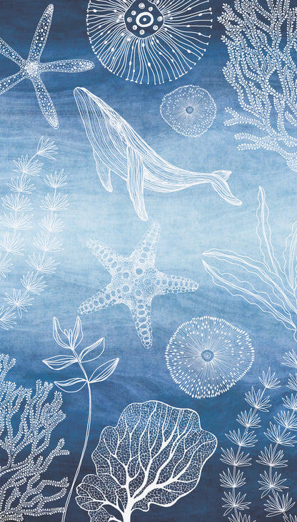 Fototapete Unterwasser Illustration - 1,59 m x 2,80 m