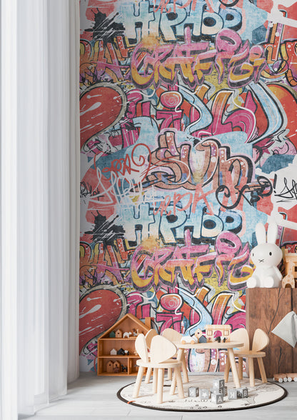 Fototapete Graffiti Mix - 1,59 m x 2,80 m