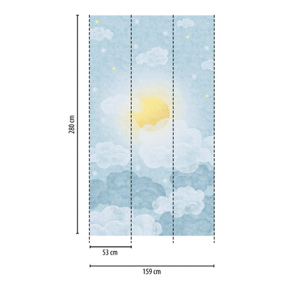 Fototapete Himmel - 1,59 m x 2,80 m