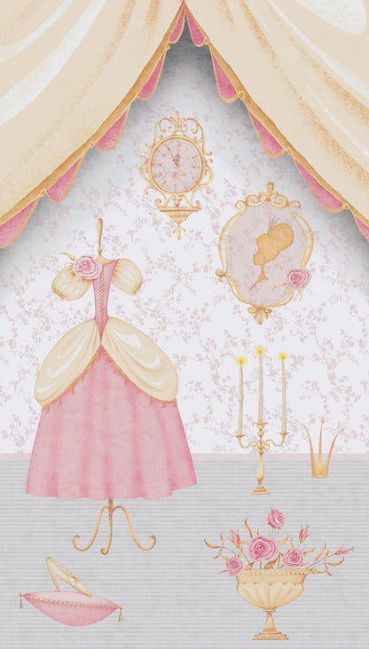 Fototapete Prinzessin Zimmer - 1,59 m x 2,80 m