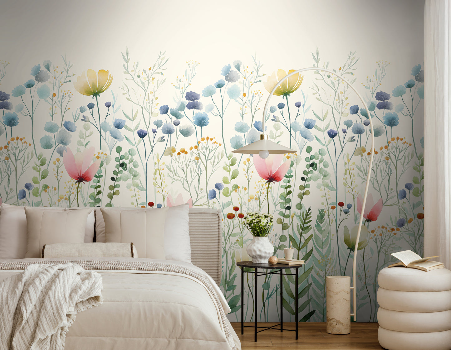 Fototapete Wiesenblumen Bunt - 1,59 m x 2,80 m