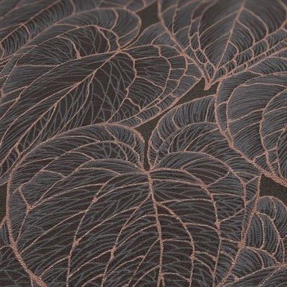Livingwalls Daniel Hechter 7  Blätter Braun Schwarz - 10,05 m x 0,53 m