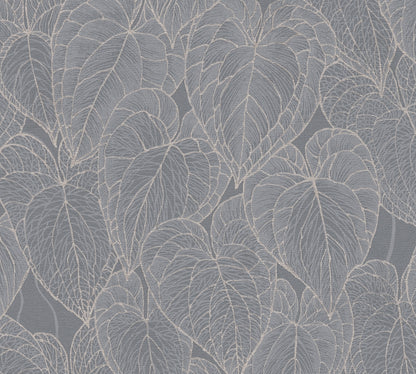 Livingwalls Daniel Hechter 7  Blätter Grau Silber - 10,05 m x 0,53 m