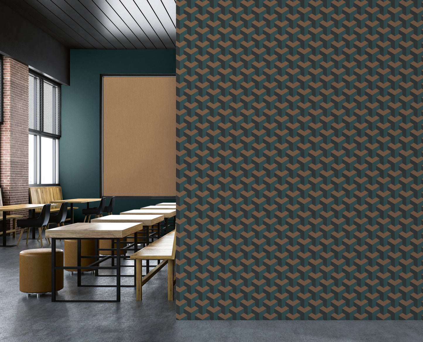 Livingwalls Daniel Hechter 7  3D Grafik Blau - 10,05 m x 0,53 m