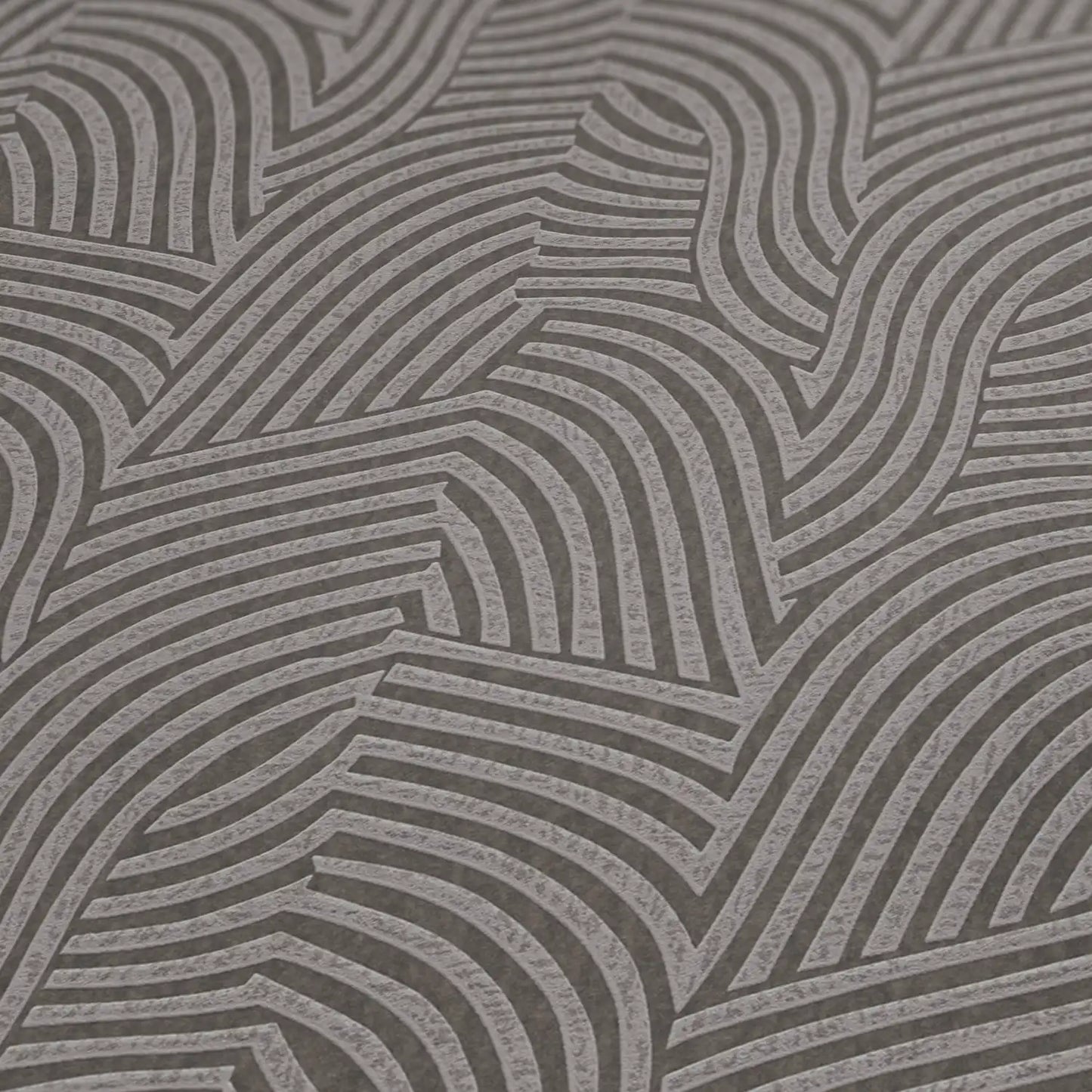 Livingwalls Daniel Hechter 7 Vliestapete Grafik Linienmuster Dunkelgrau Metallic - 10,05 m x 0,53 m
