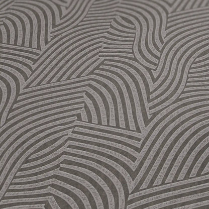 Livingwalls Daniel Hechter 7 Vliestapete Grafik Linienmuster Dunkelgrau Metallic - 10,05 m x 0,53 m