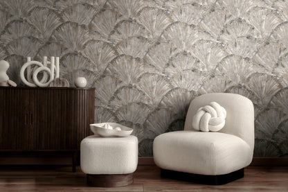 Livingwalls Metropolitan Stories Hot Spots Aiko - Ginkaku-Ji Abstrakt Beige - 10,05 m x 0,53 m