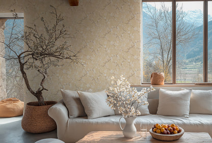 Livingwalls Metropolitan Stories Hot Spots Paula - Valle del Jerte Kirschblüten Beige - 10,05 m x 0,53 m