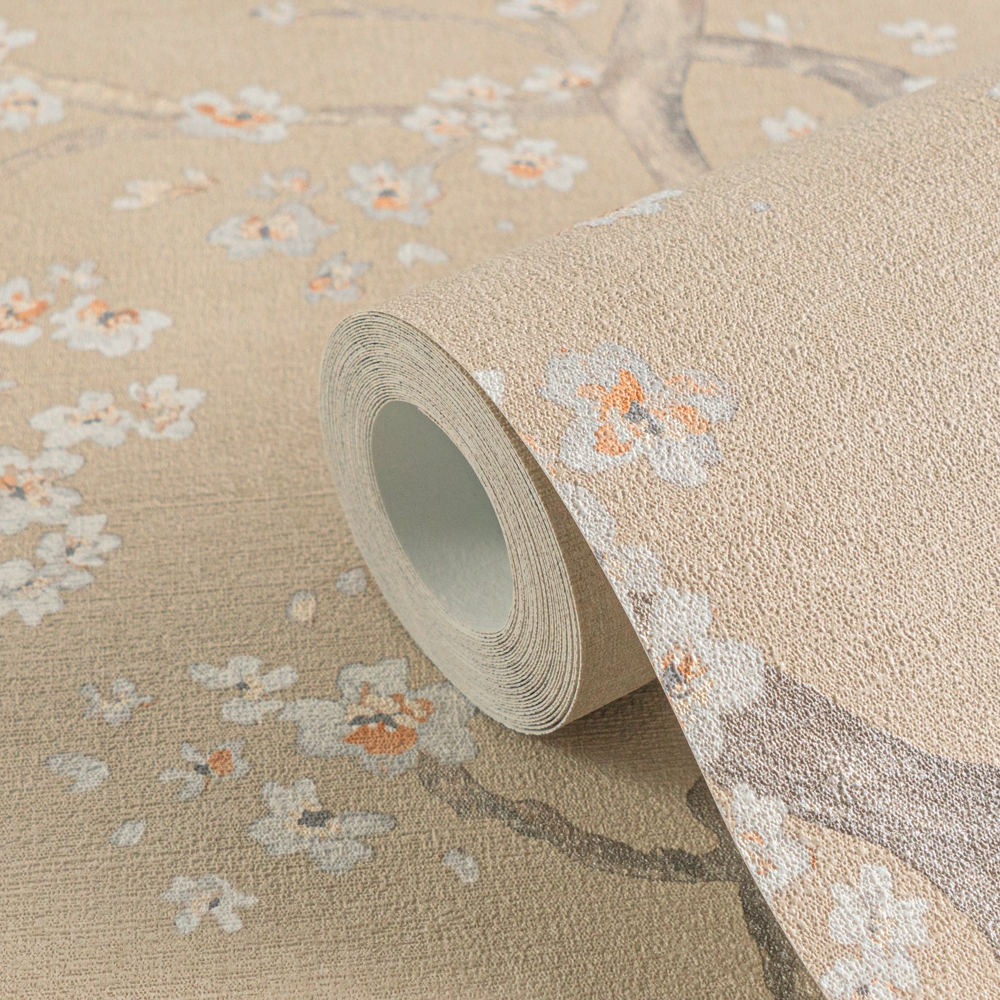 Livingwalls Metropolitan Stories Hot Spots Paula - Valle del Jerte Kirschblüten Beige - 10,05 m x 0,53 m