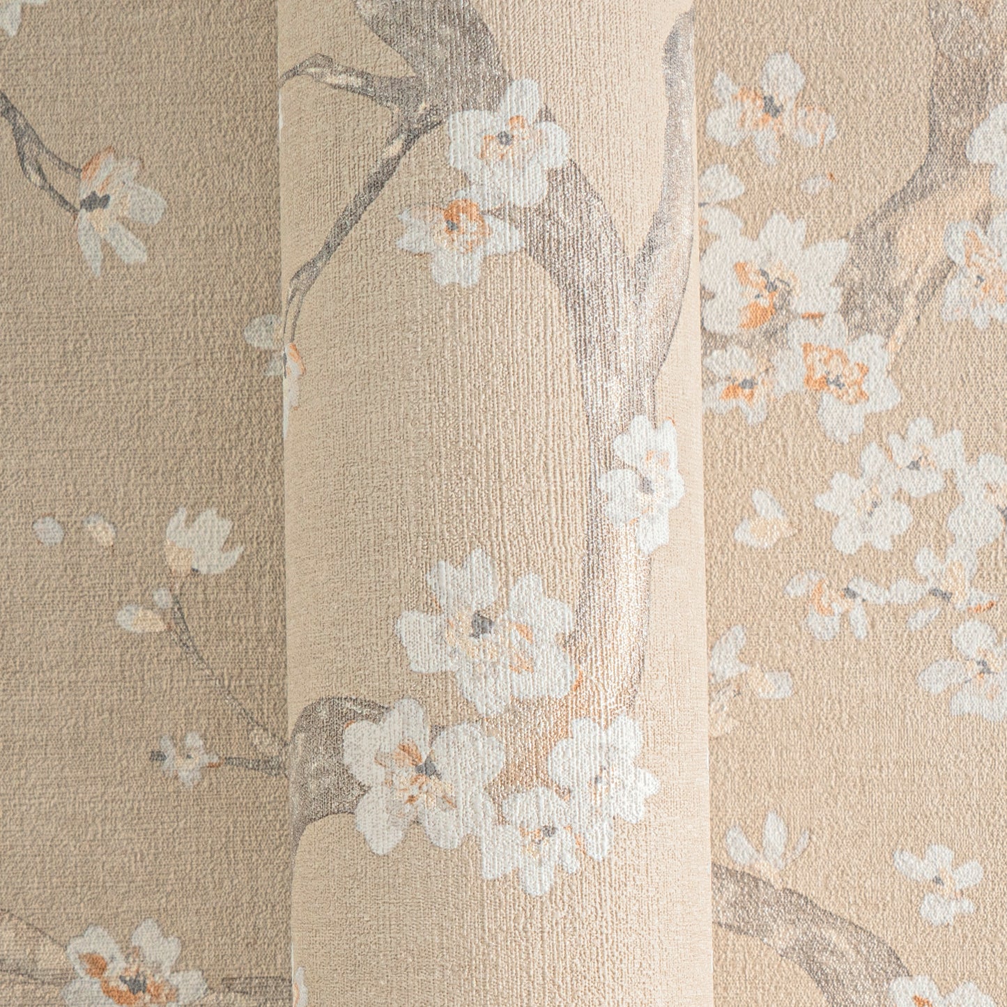 Livingwalls Metropolitan Stories Hot Spots Paula - Valle del Jerte Kirschblüten Beige - 10,05 m x 0,53 m