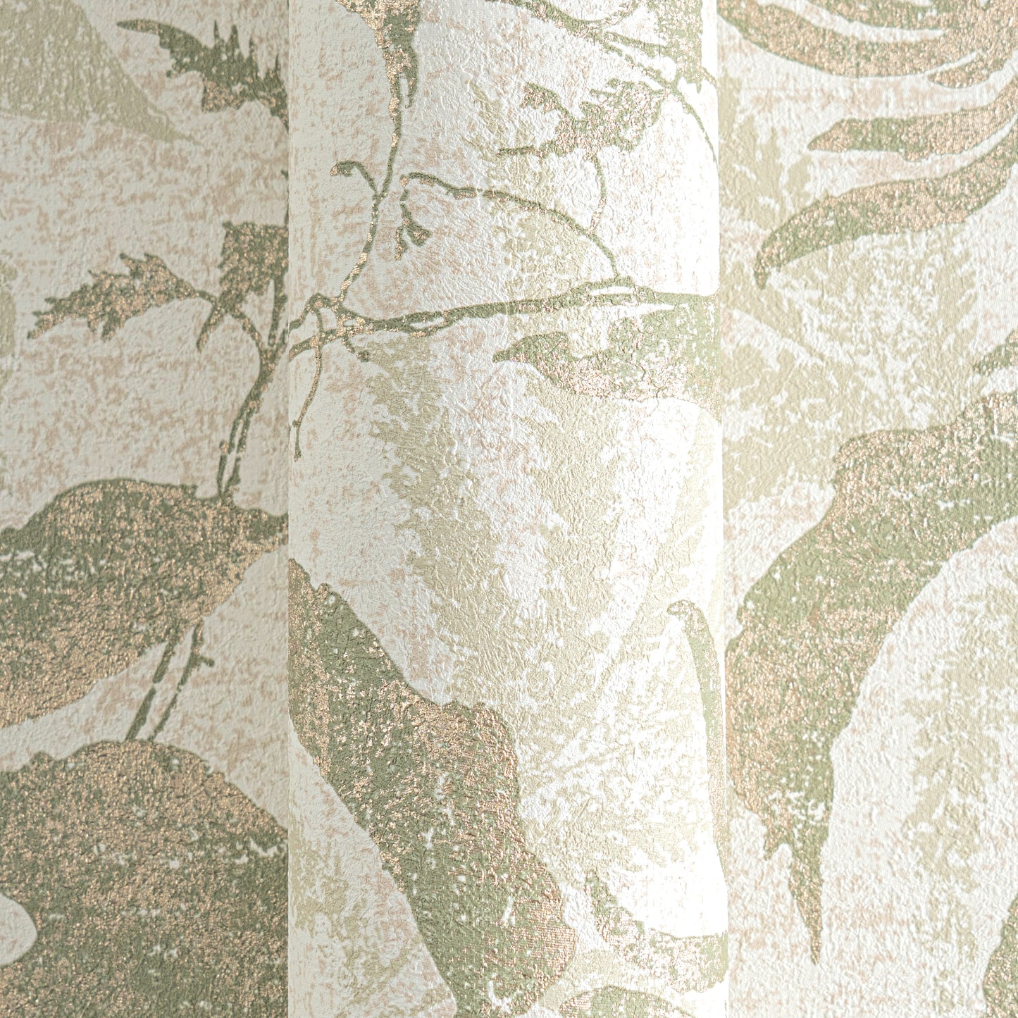 Livingwalls Metropolitan Stories Hot Spots Leon - Cloud Forest Dschungel Creme Grün - 10,05 m x 0,53 m