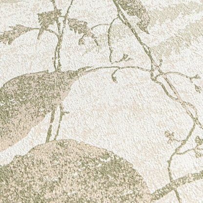 Livingwalls Metropolitan Stories Hot Spots Leon - Cloud Forest Dschungel Creme Grün - 10,05 m x 0,53 m