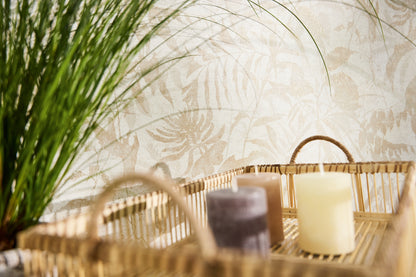 Livingwalls Metropolitan Stories Hot Spots Leon - Cloud Forest Dschungel Creme Beige - 10,05 m x 0,53 m