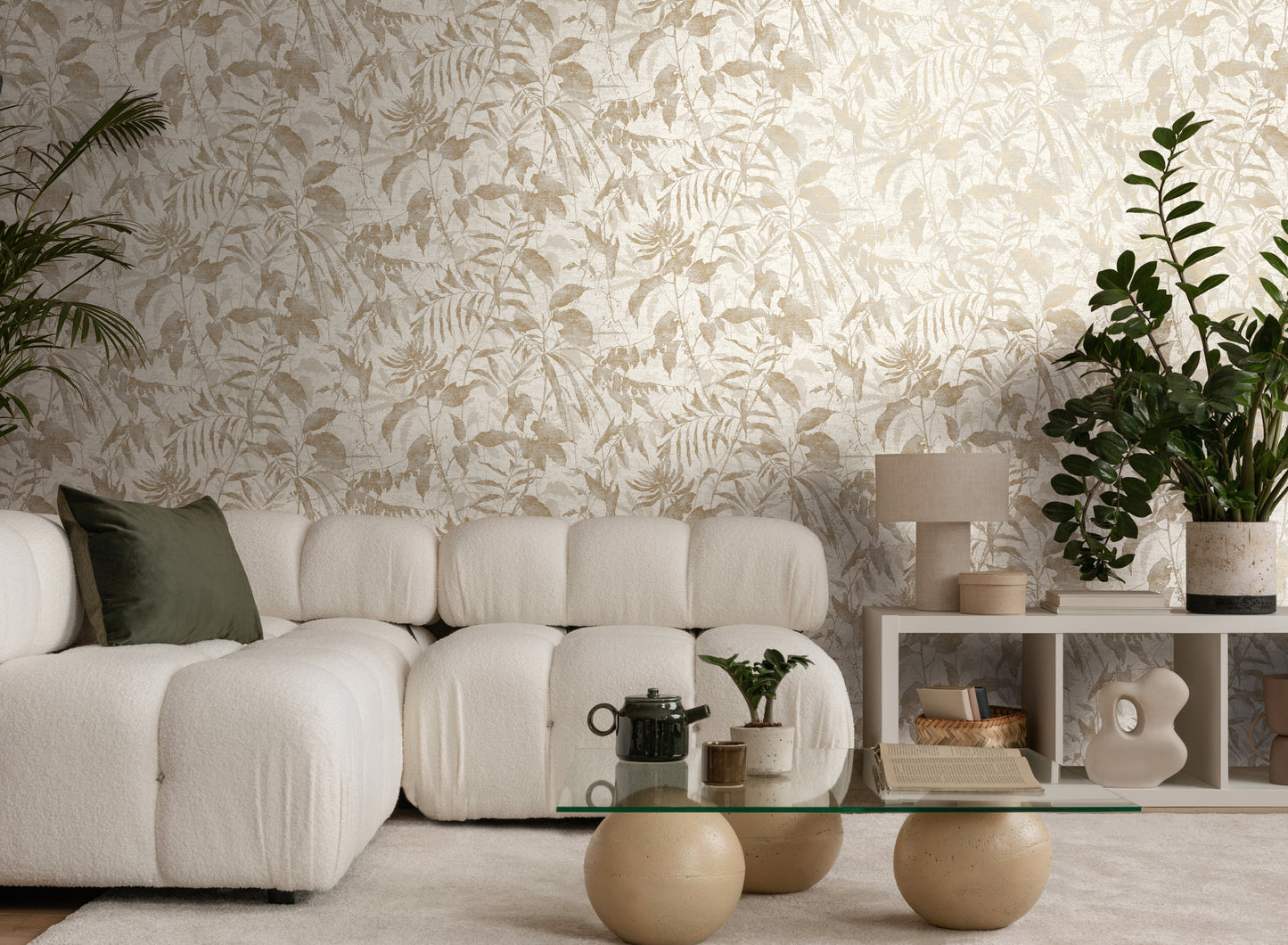 Livingwalls Metropolitan Stories Hot Spots Leon - Cloud Forest Dschungel Creme Beige - 10,05 m x 0,53 m