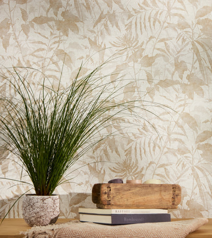 Livingwalls Metropolitan Stories Hot Spots Leon - Cloud Forest Dschungel Creme Beige - 10,05 m x 0,53 m
