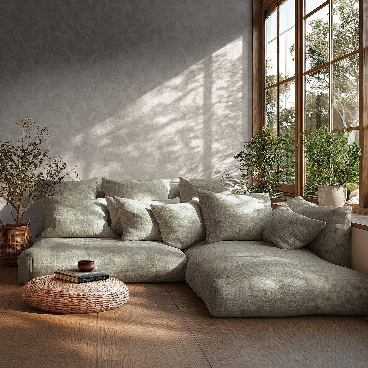 Livingwalls Metropolitan Stories Hot Spots Leon - Cloud Forest Dschungel Weiß - 10,05 m x 0,53 m