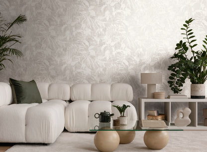 Livingwalls Metropolitan Stories Hot Spots Leon - Cloud Forest Dschungel Weiß - 10,05 m x 0,53 m