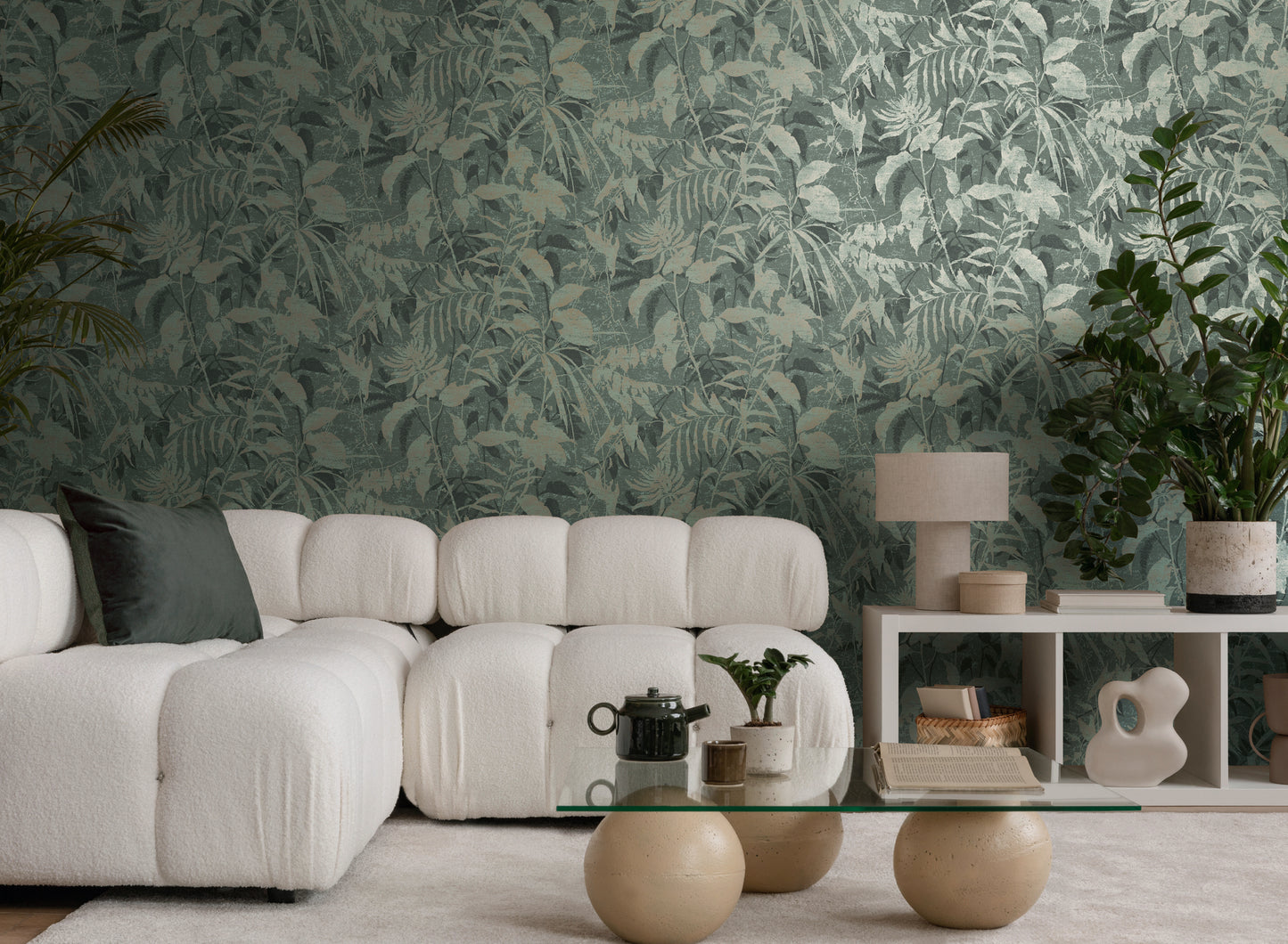 Livingwalls Metropolitan Stories Hot Spots Leon - Cloud Forest Dschungel Blau - 10,05 m x 0,53 m