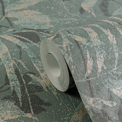 Livingwalls Metropolitan Stories Hot Spots Leon - Cloud Forest Dschungel Blau - 10,05 m x 0,53 m