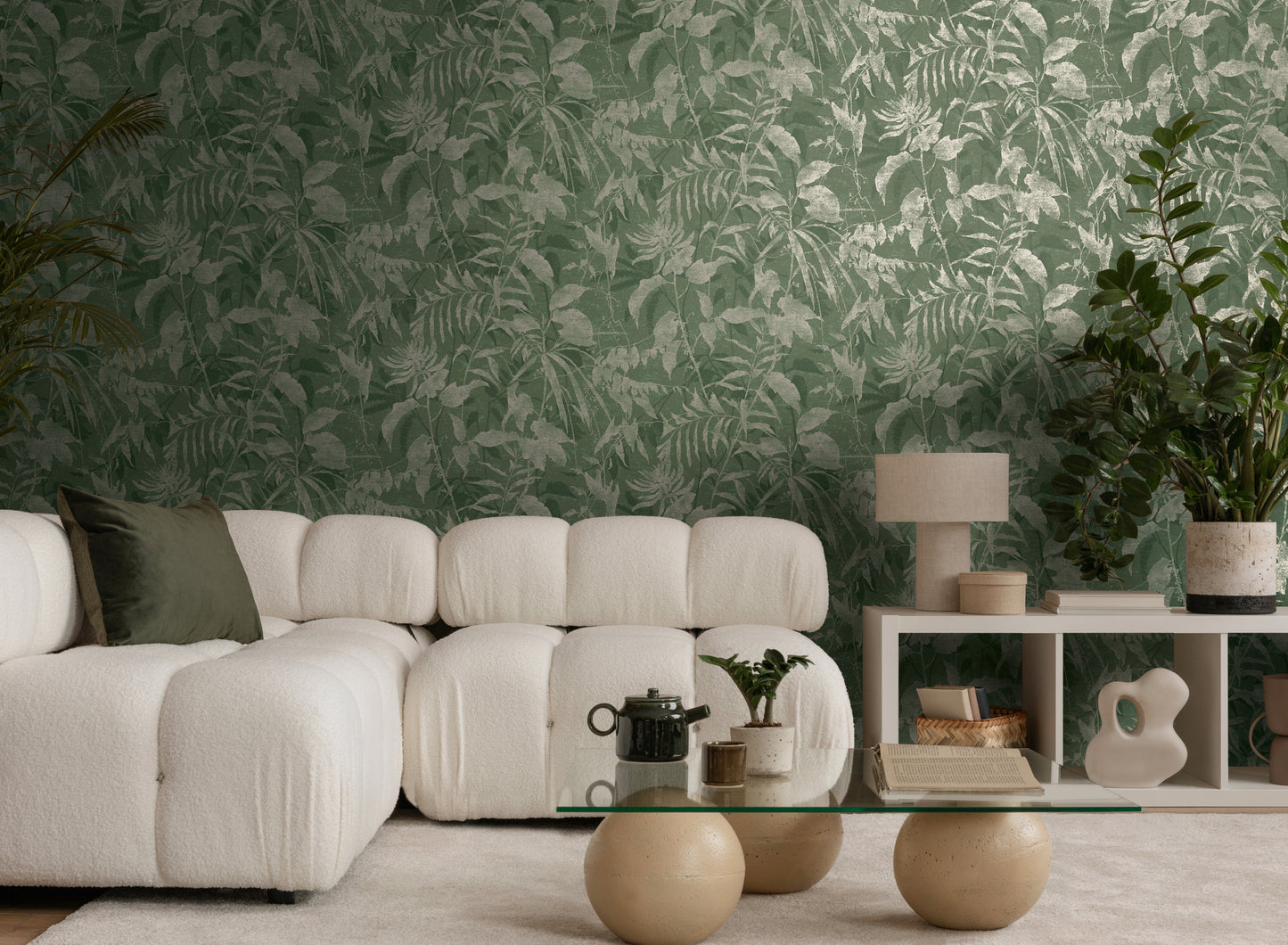 Livingwalls Metropolitan Stories Hot Spots Leon - Cloud Forest Dschungel Grün - 10,05 m x 0,53 m