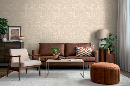 Livingwalls Metropolitan Stories Hot Spots Cem - Grand Bazaar Grafik Beige - 10,05 m x 0,53 m