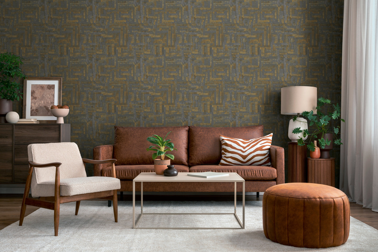 Livingwalls Metropolitan Stories Hot Spots Cem - Grand Bazaar Grafik Braun Grau - 10,05 m x 0,53 m