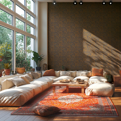 Livingwalls Metropolitan Stories Hot Spots Cem - Grand Bazaar Grafik Braun Grau - 10,05 m x 0,53 m