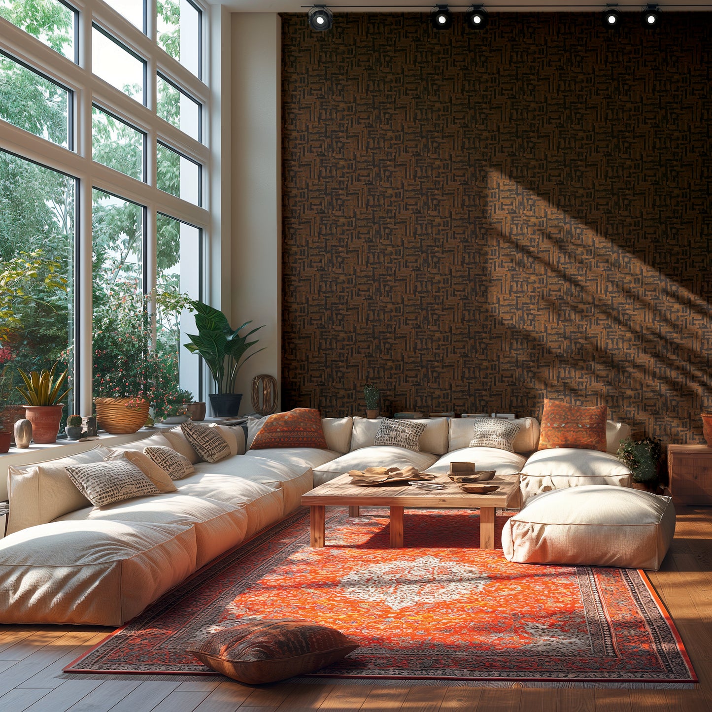 Livingwalls Metropolitan Stories Hot Spots Cem - Grand Bazaar Grafik Braun Schwarz - 10,05 m x 0,53 m