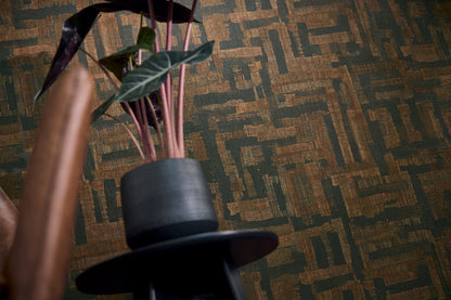 Livingwalls Metropolitan Stories Hot Spots Cem - Grand Bazaar Grafik Braun Schwarz - 10,05 m x 0,53 m