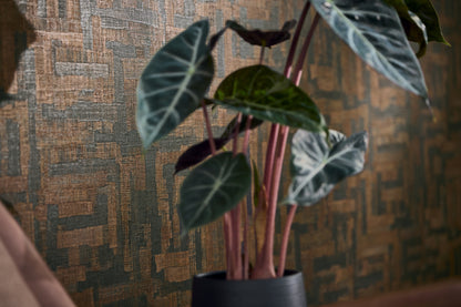 Livingwalls Metropolitan Stories Hot Spots Cem - Grand Bazaar Grafik Braun Schwarz - 10,05 m x 0,53 m