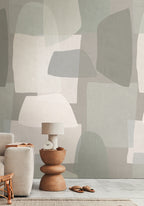 Fototapete Abstrakt Beige Grau - 1,59 m x 2,80 m