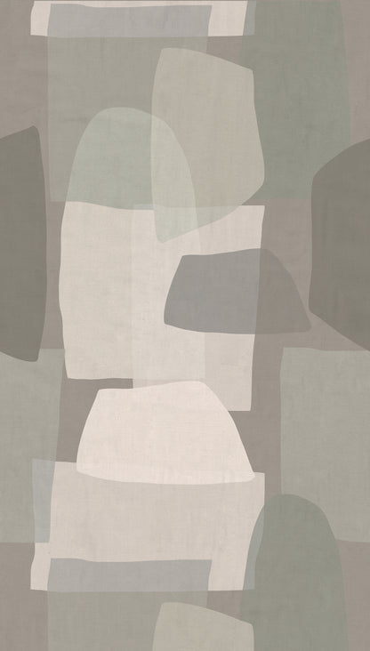 Fototapete Abstrakt Beige Grau - 1,59 m x 2,80 m
