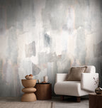 Fototapete Aquarell Beige Grau - 1,59 m x 2,80 m