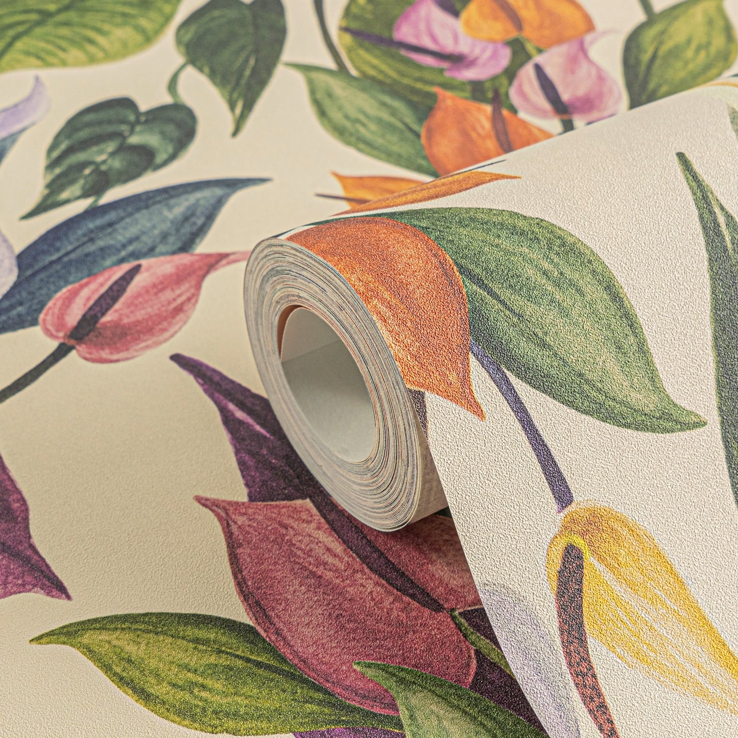 Livingwalls Anna D'Andrea  Blätter Creme Rosa - 10,05 m x 0,53 m