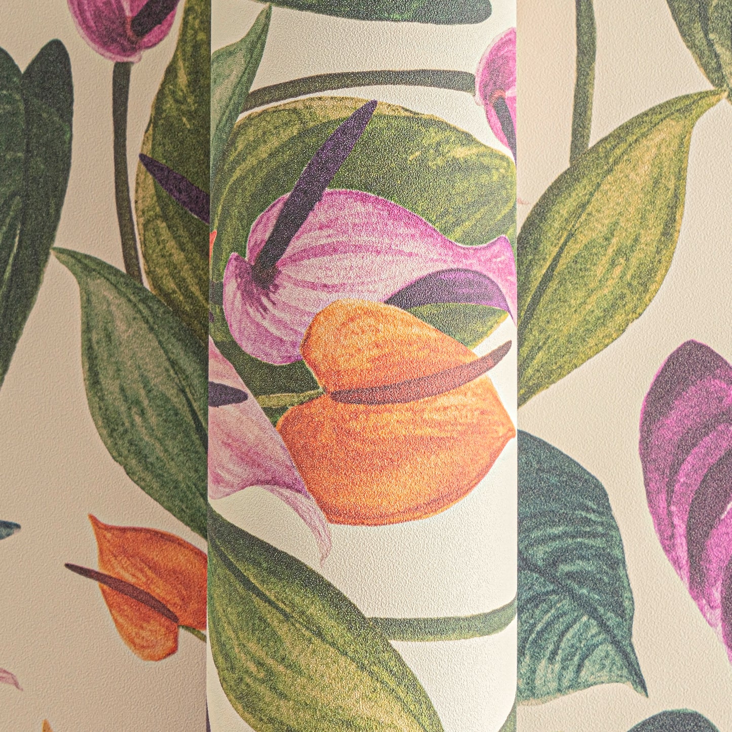 Livingwalls Anna D'Andrea  Blätter Creme Rosa - 10,05 m x 0,53 m