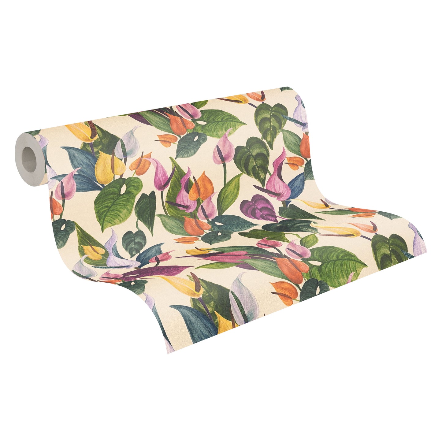 Livingwalls Anna D'Andrea  Blätter Creme Rosa - 10,05 m x 0,53 m