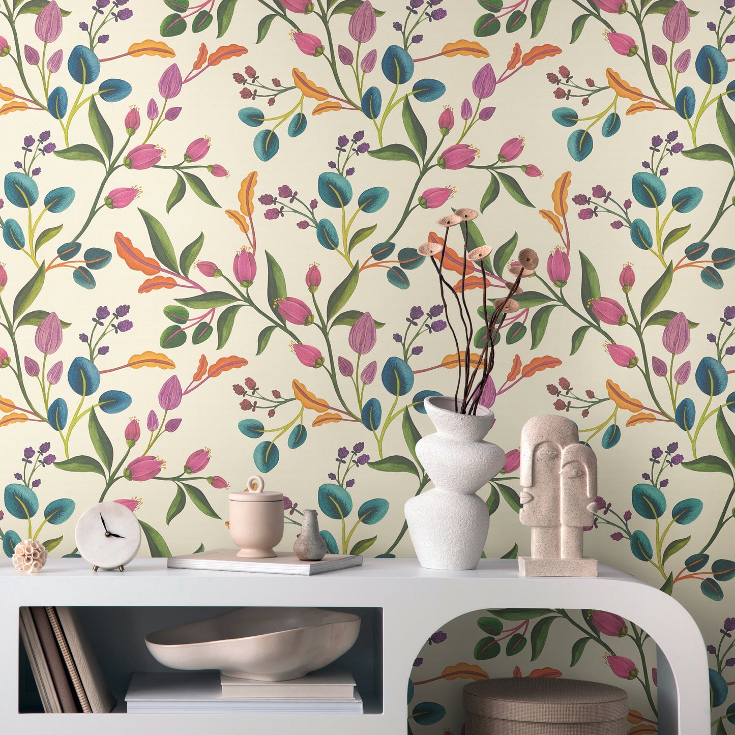 Livingwalls Anna D'Andrea  Floral Creme - 10,05 m x 0,53 m
