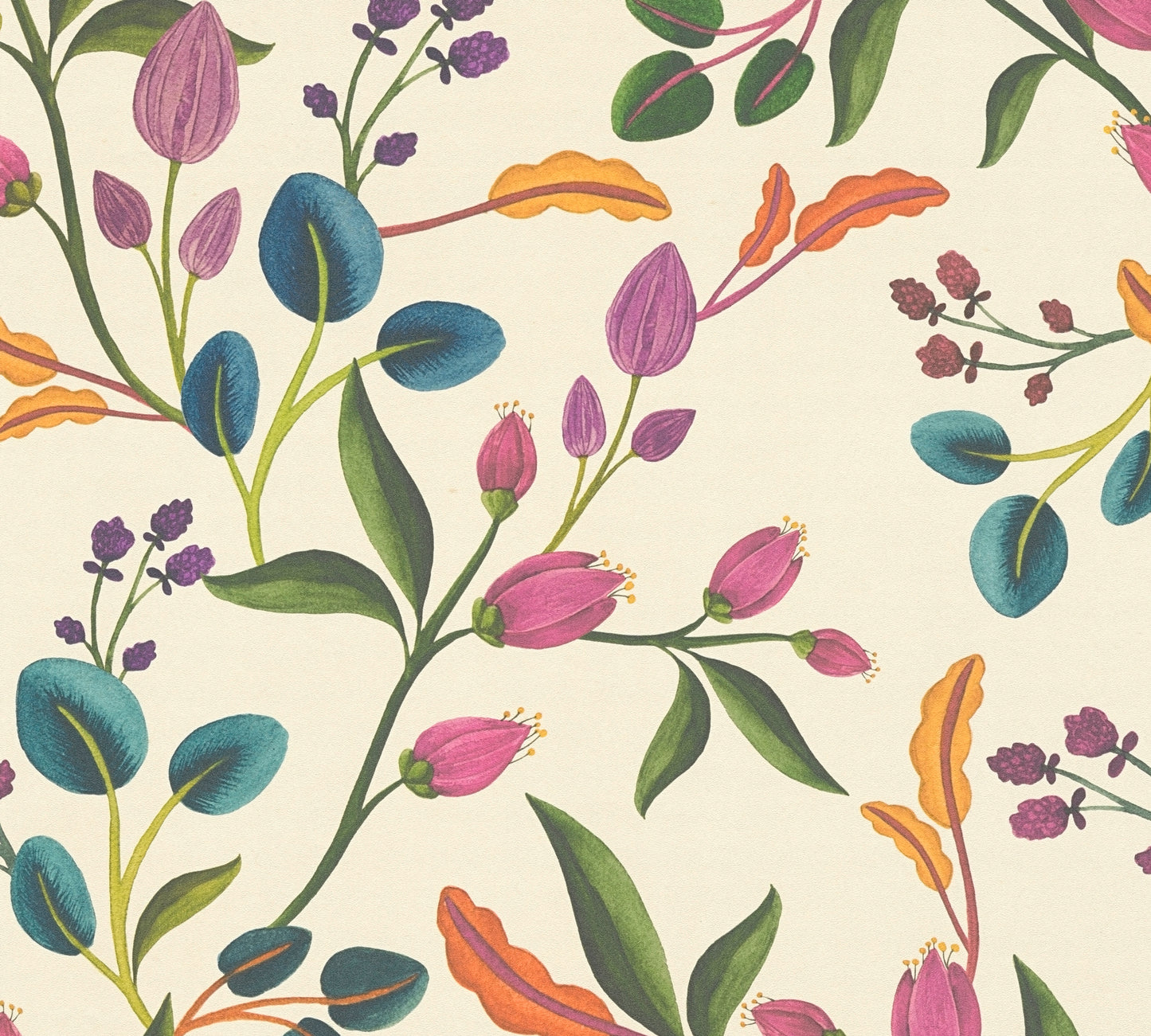 Livingwalls Anna D'Andrea  Floral Creme - 10,05 m x 0,53 m