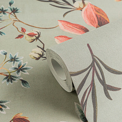 Livingwalls Anna D'Andrea  Floral Grau - 10,05 m x 0,53 m
