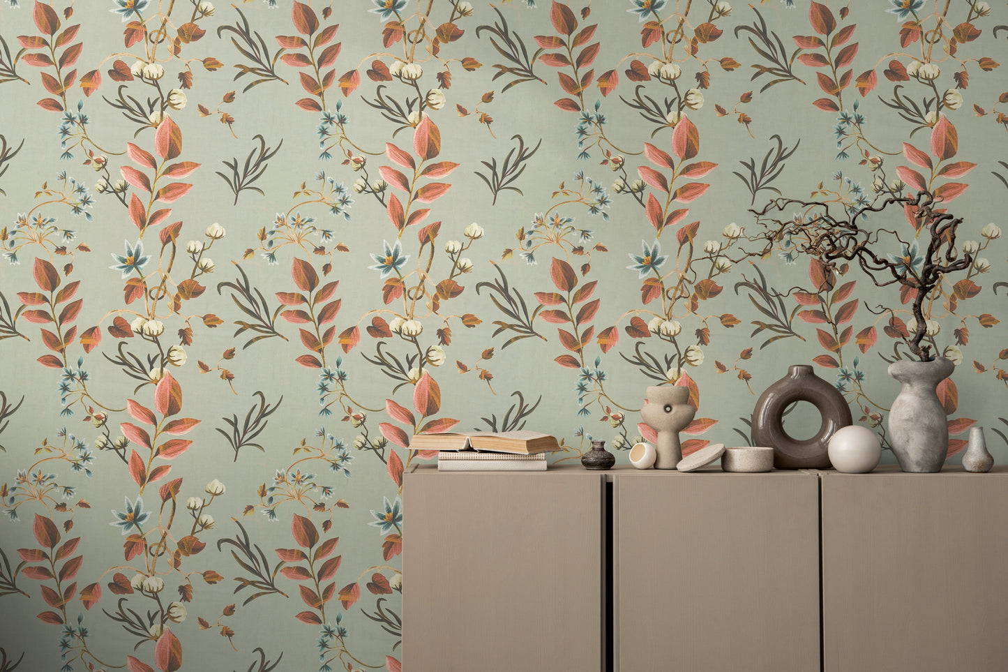 Livingwalls Anna D'Andrea  Floral Grau - 10,05 m x 0,53 m