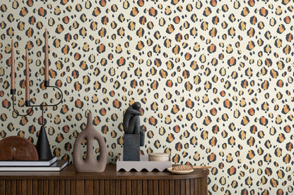 Livingwalls Anna D'Andrea  Leopardenmuster Weiß - 10,05 m x 0,53 m