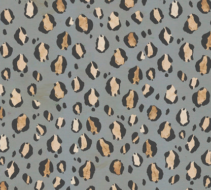 Livingwalls Anna D'Andrea  Leopardenmuster Grau - 10,05 m x 0,53 m