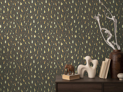 Livingwalls Anna D'Andrea  Leopardenmuster Braun - 10,05 m x 0,53 m
