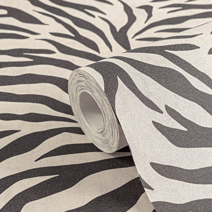 Livingwalls Anna D'Andrea  Zebra Schwarz - 10,05 m x 0,53 m