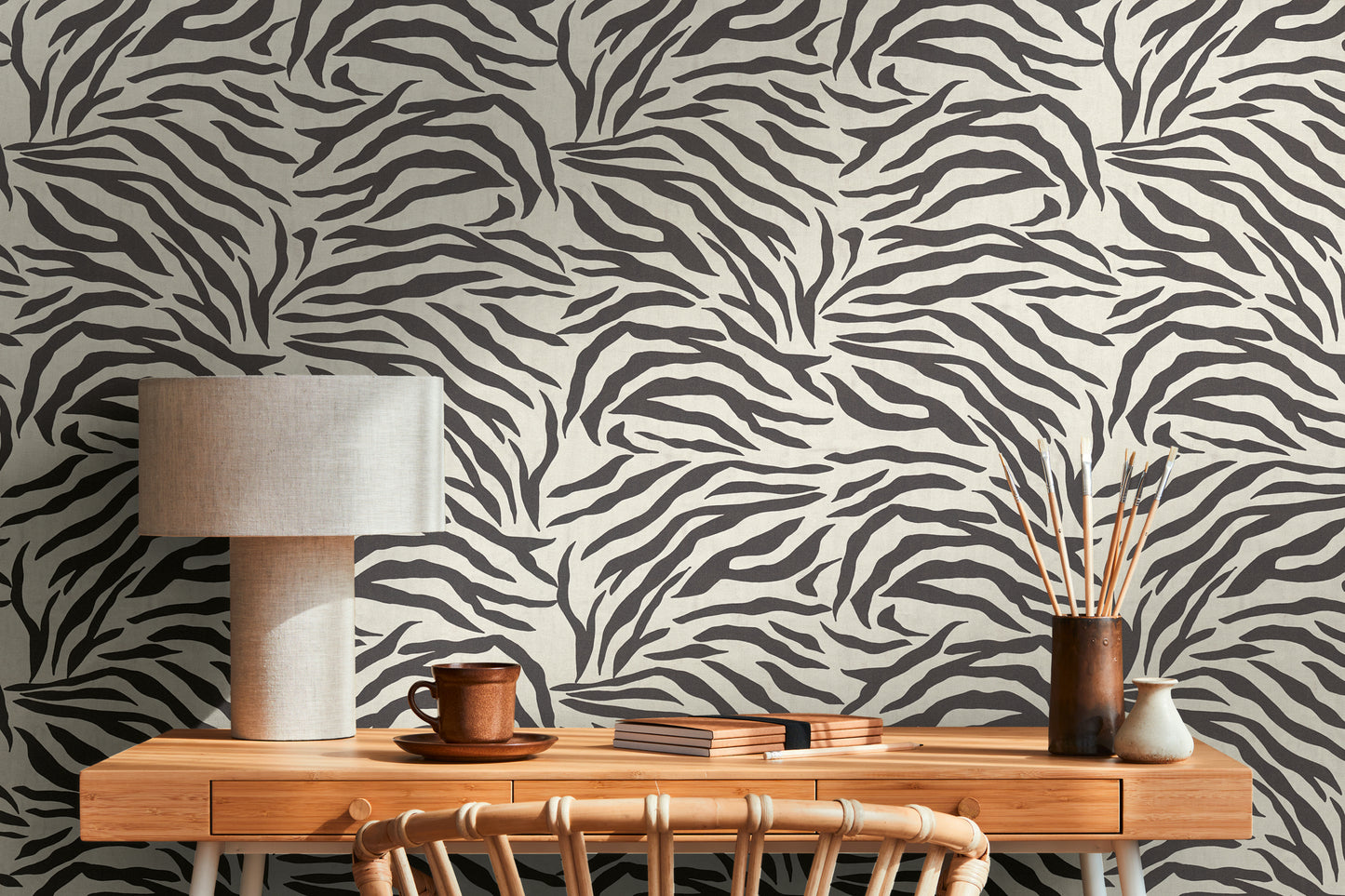 Livingwalls Anna D'Andrea  Zebra Schwarz - 10,05 m x 0,53 m