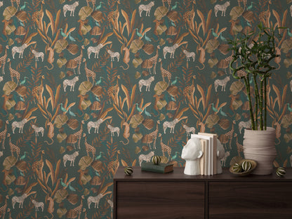 Livingwalls Anna D'Andrea  Floral Blau - 10,05 m x 0,53 m