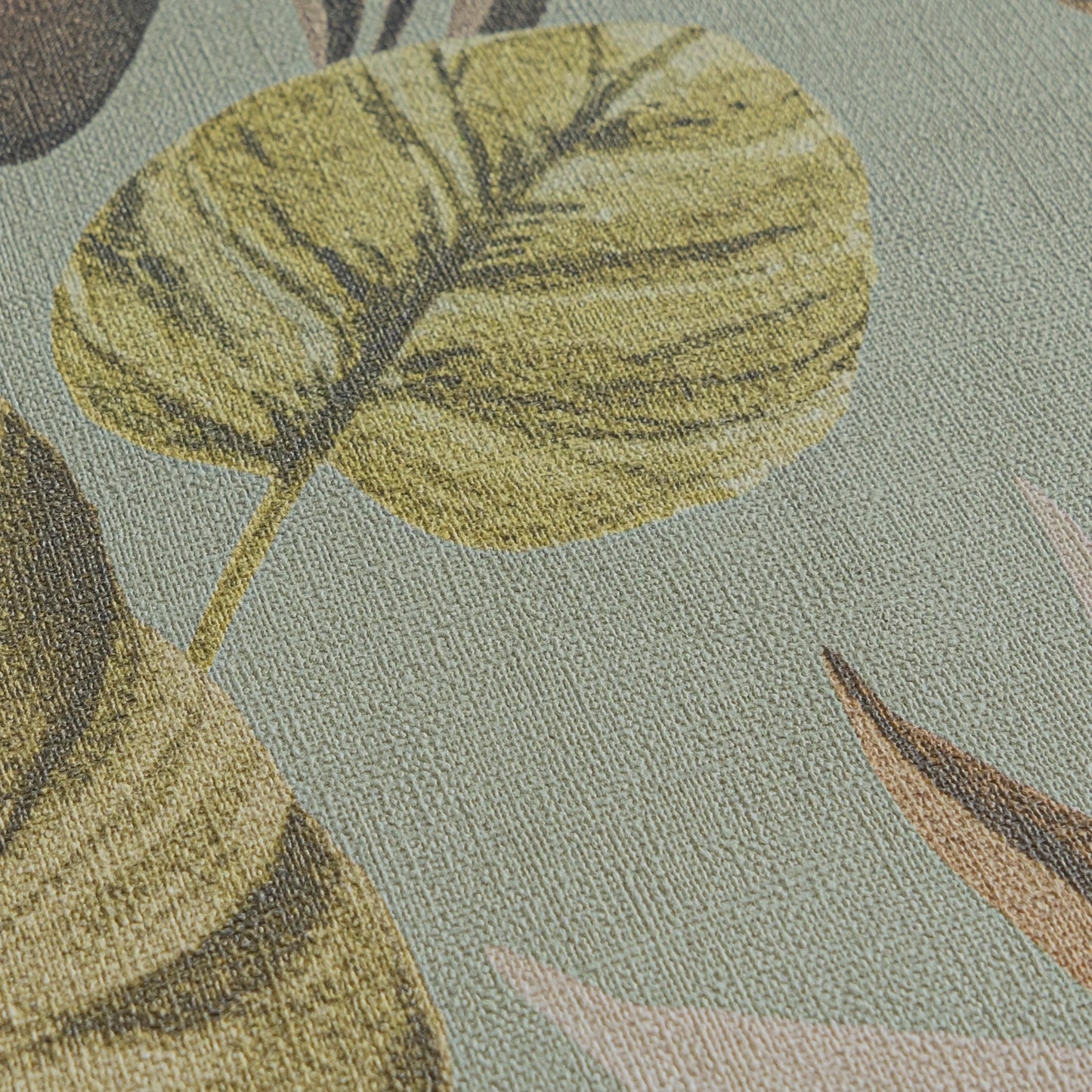 Livingwalls Anna D'Andrea  Blätter Braun Rosa - 10,05 m x 0,53 m